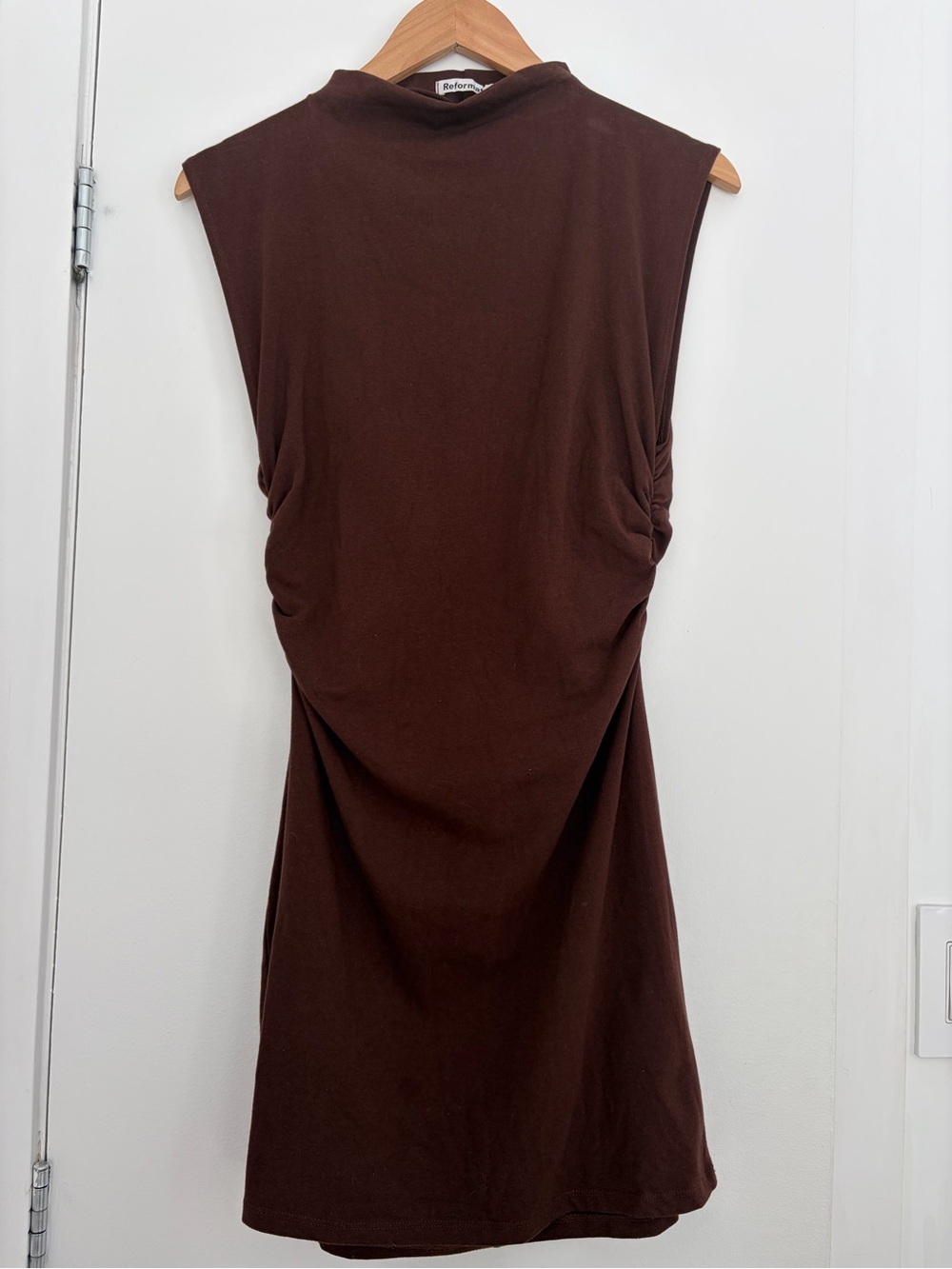 Alden Brown Short Knit Dress